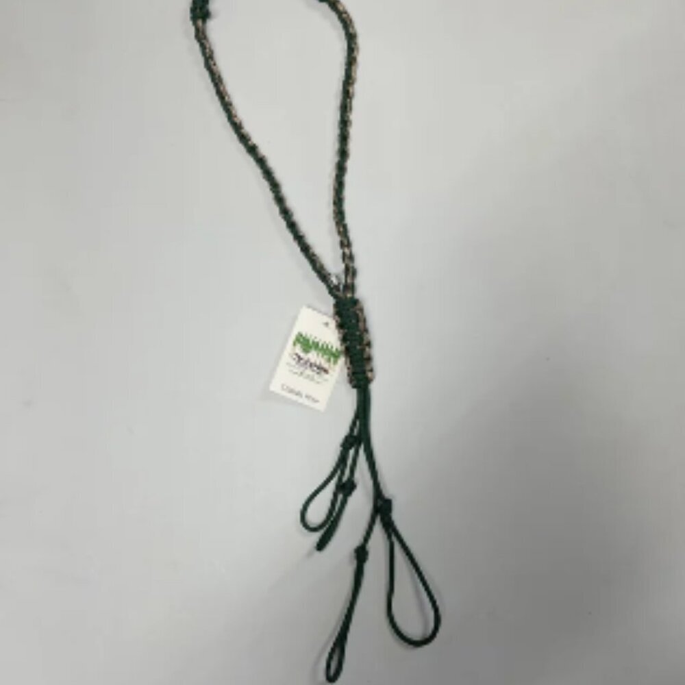PARACORD: CALL LANYARD FOR BUCK, DUCK, OR GOOSE HOLDS 4 CALLS CANYON CAMO & DARK